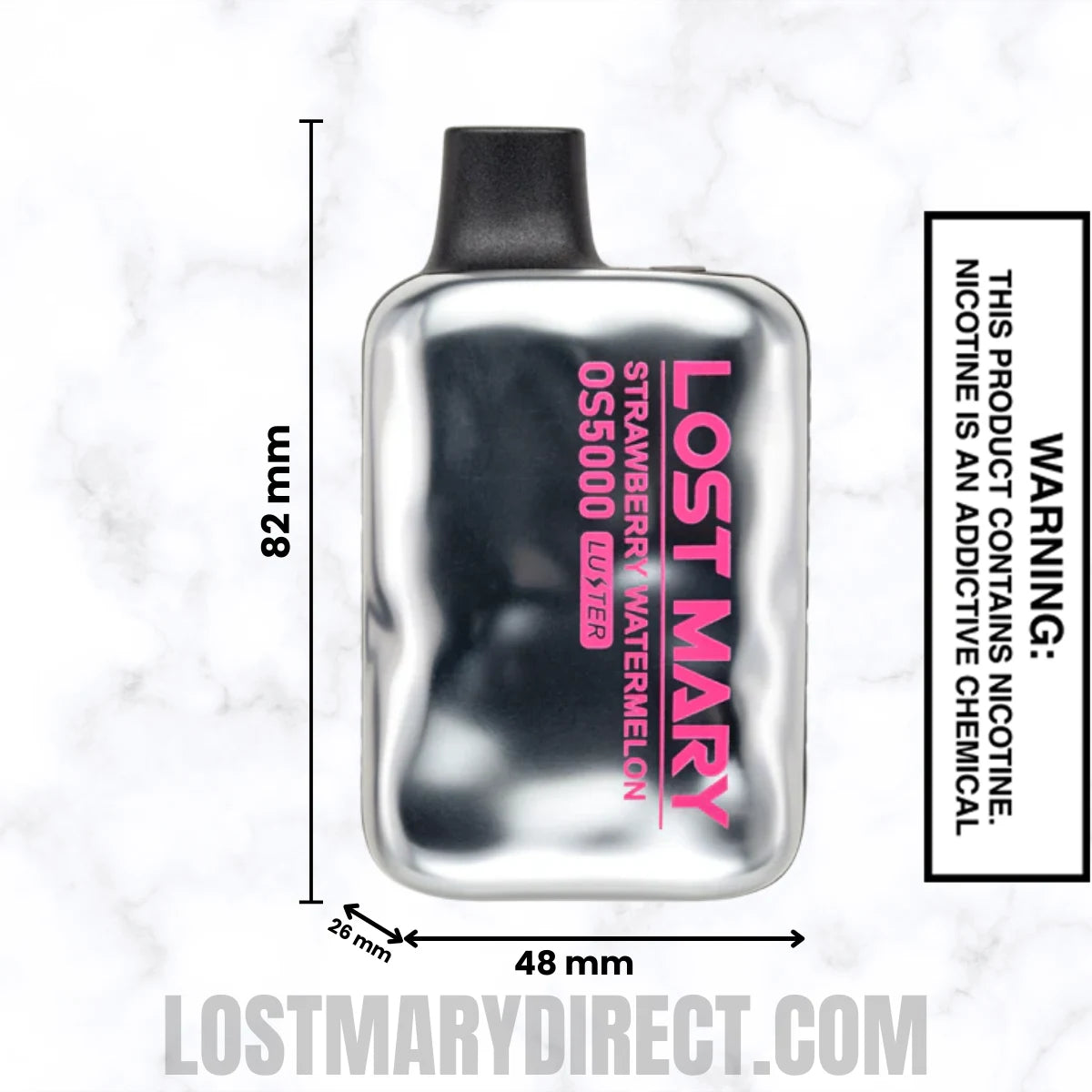 Strawberry Watermelon Lost Mary MO20000 PRO Disposable Vape Dimensions Strawberry Watermelon Lost Mary MO20000 PRO Disposable Vape Dimensions