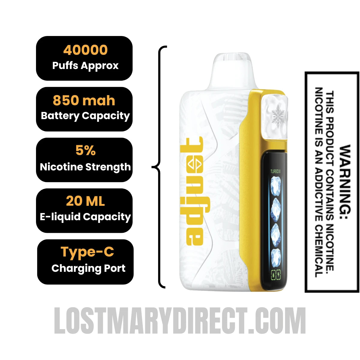 Summer Splash Adjust MyCool 40k Disposable Vape Specifications Summer Splash Adjust MyCool 40k Disposable Vape Specifications