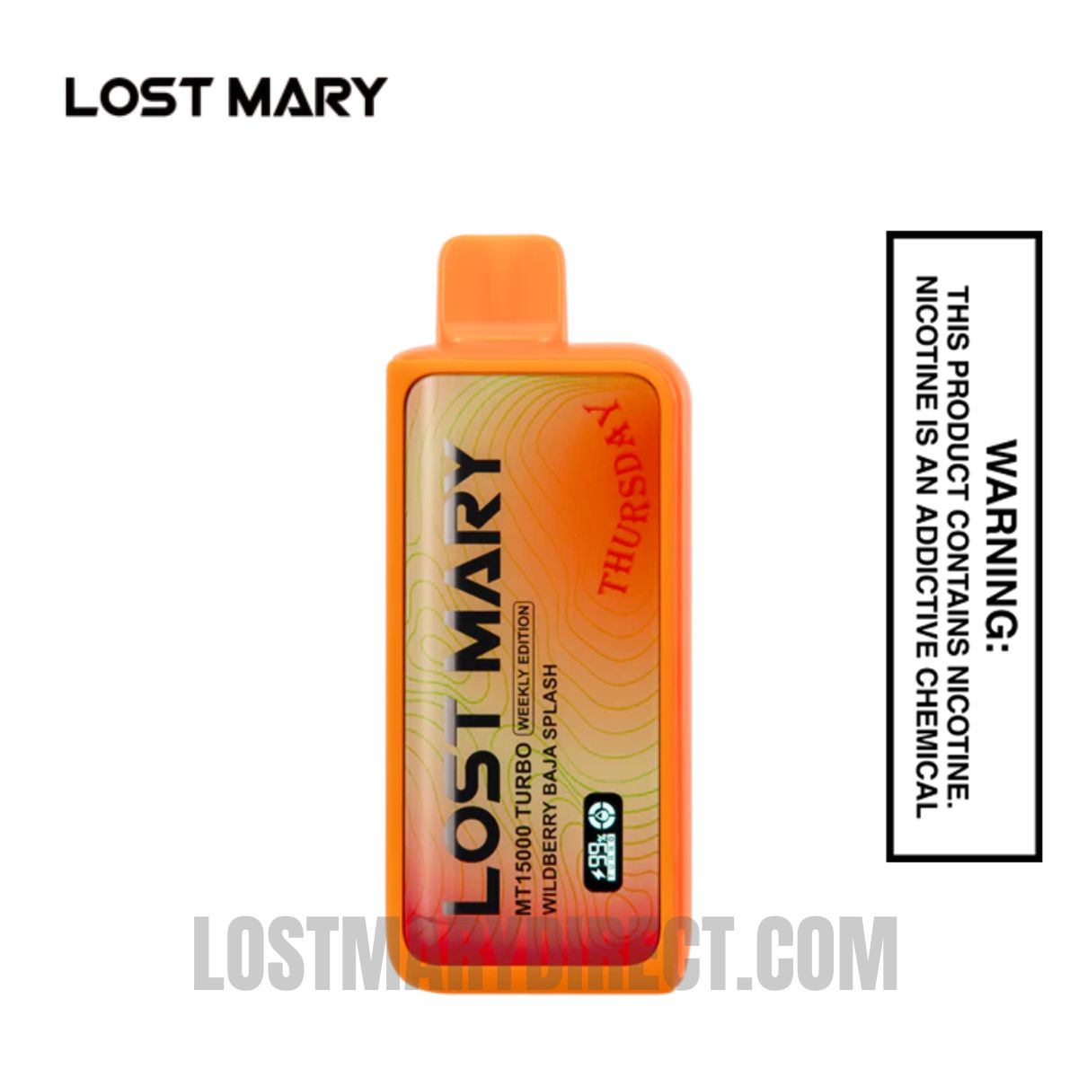 Wildberry Baja Splash Lost Mary MT15000 Turbo (Thursday) Wildberry Baja Splash Lost Mary MT15000 Turbo (Thursday)
