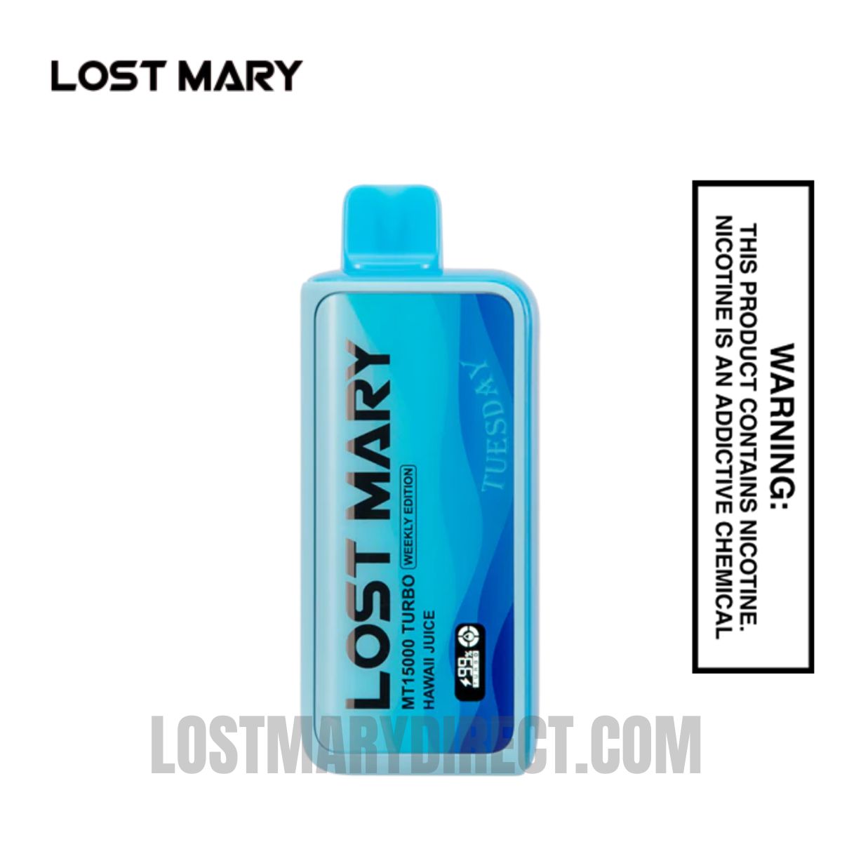 Hawaii Juice Lost Mary MT15000 Turbo (Tuesday) Hawaii Juice Lost Mary MT15000 Turbo (Tuesday)