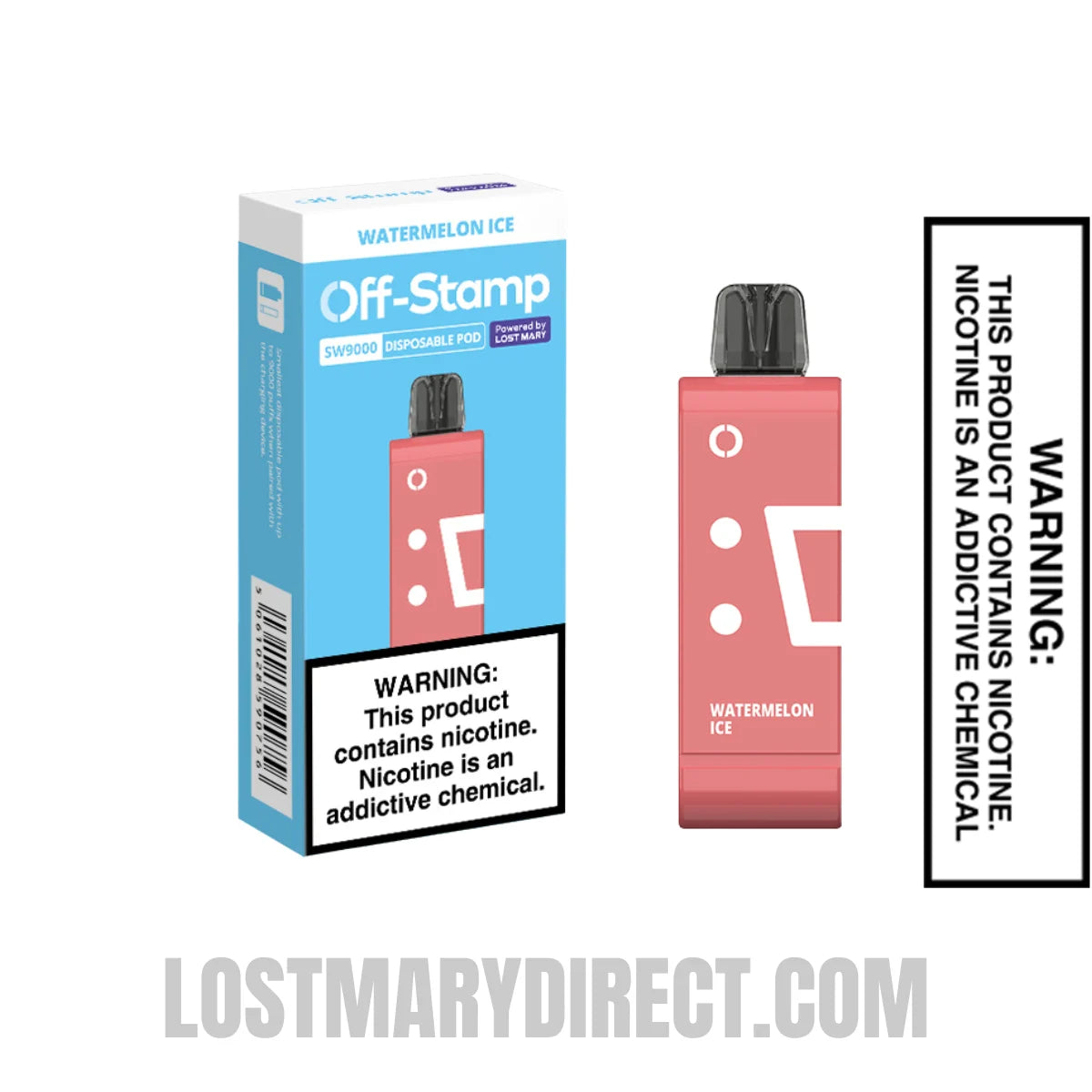 Watermelon Ice Off Stamp SW9000 Disposable Pod With Package Box Watermelon Ice Off Stamp SW9000 Disposable Pod With Package Box