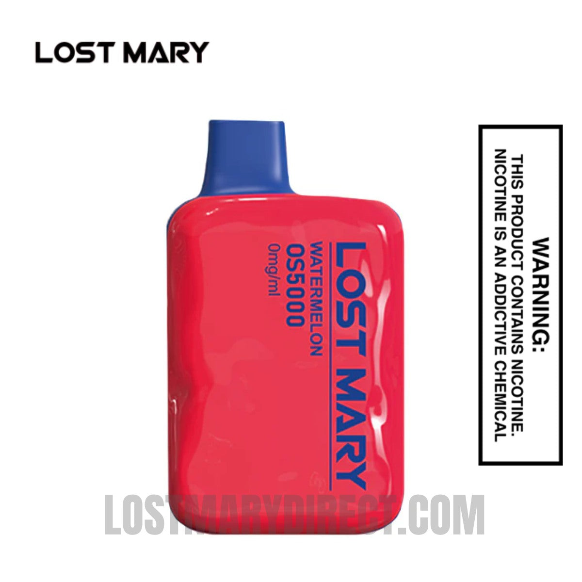 Watermelon Lost Mary OS5000 Zero Nicotine Vape Watermelon Lost Mary OS5000 Zero Nicotine Vape