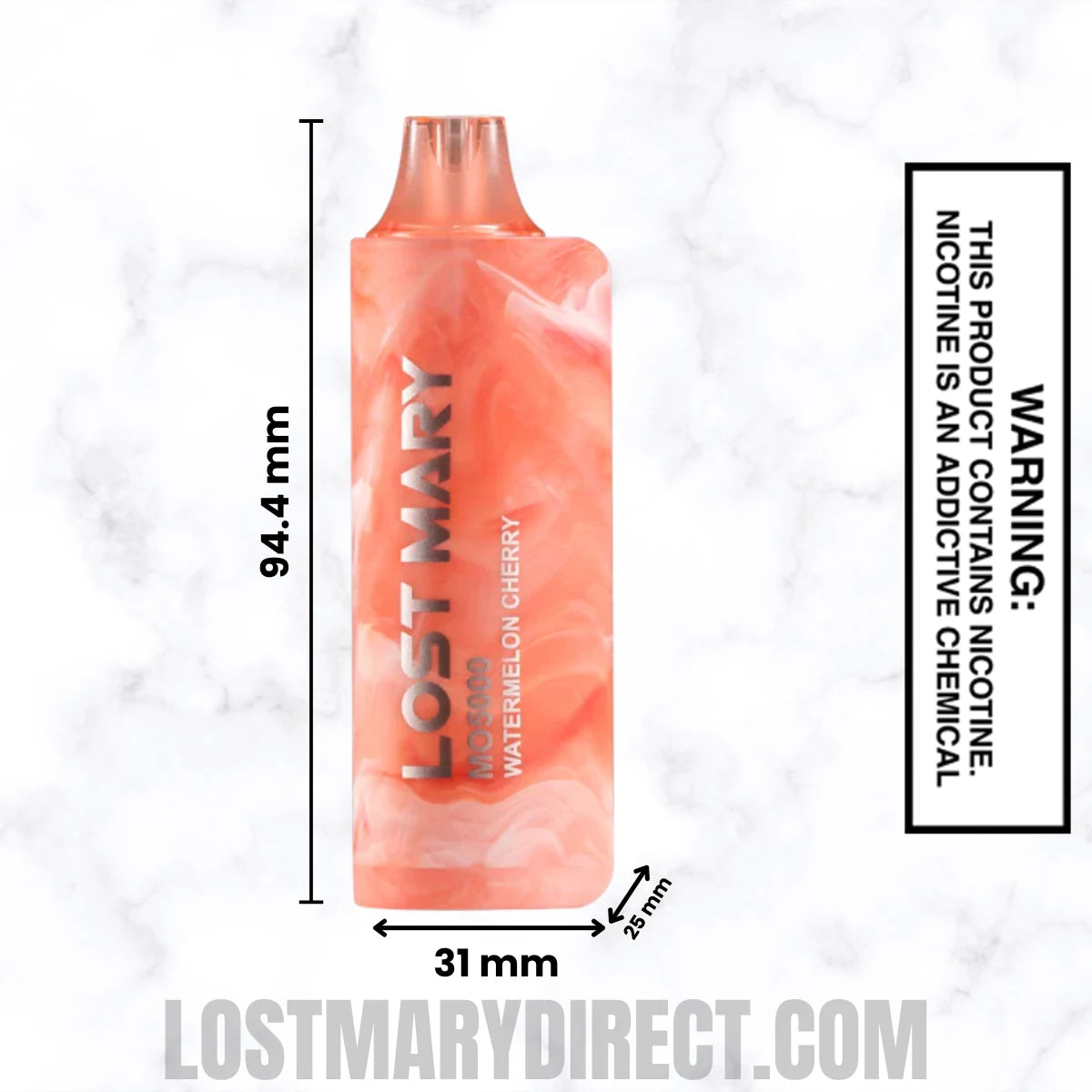 Watermelon Cherry Lost Mary MO5000 Disposable Vape Dimension Watermelon Cherry Lost Mary MO5000 Disposable Vape Dimension