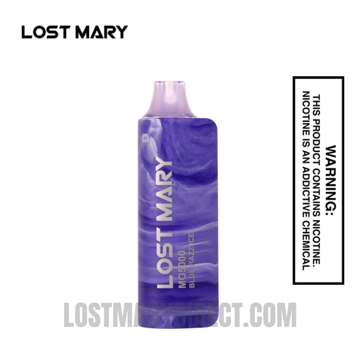 Blue Razz Ice Lost Mary MO5000 Disposable Vape Blue Razz Ice Lost Mary MO5000 Disposable Vape