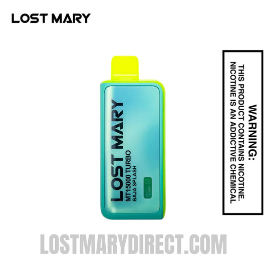 Baja Splash Lost Mary MT15000 Turbo Vape - 0% Nic