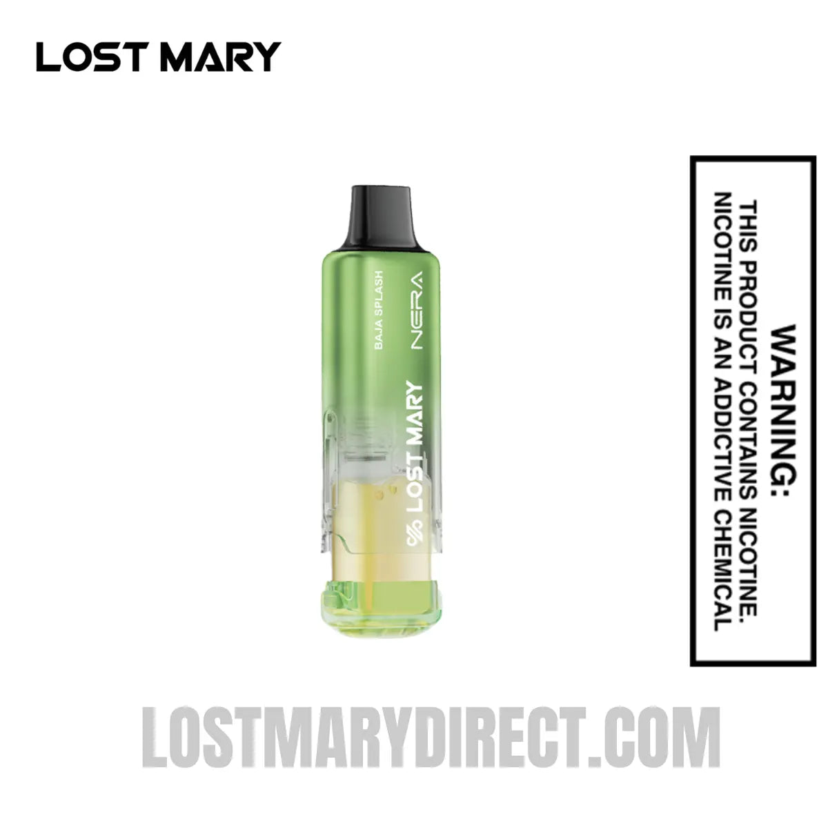 Baja Splash Lost Mary Nera Fullview 70K Disposable Vape Pod