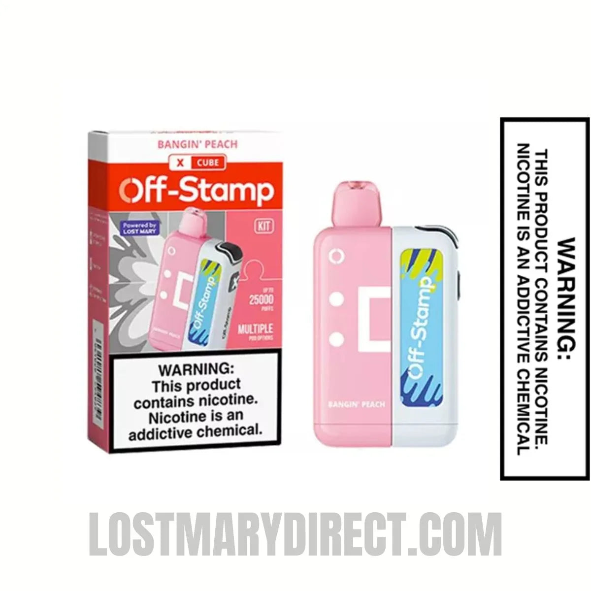 Bangin' Peach Off Stamp X-Cube Kit With Package Box