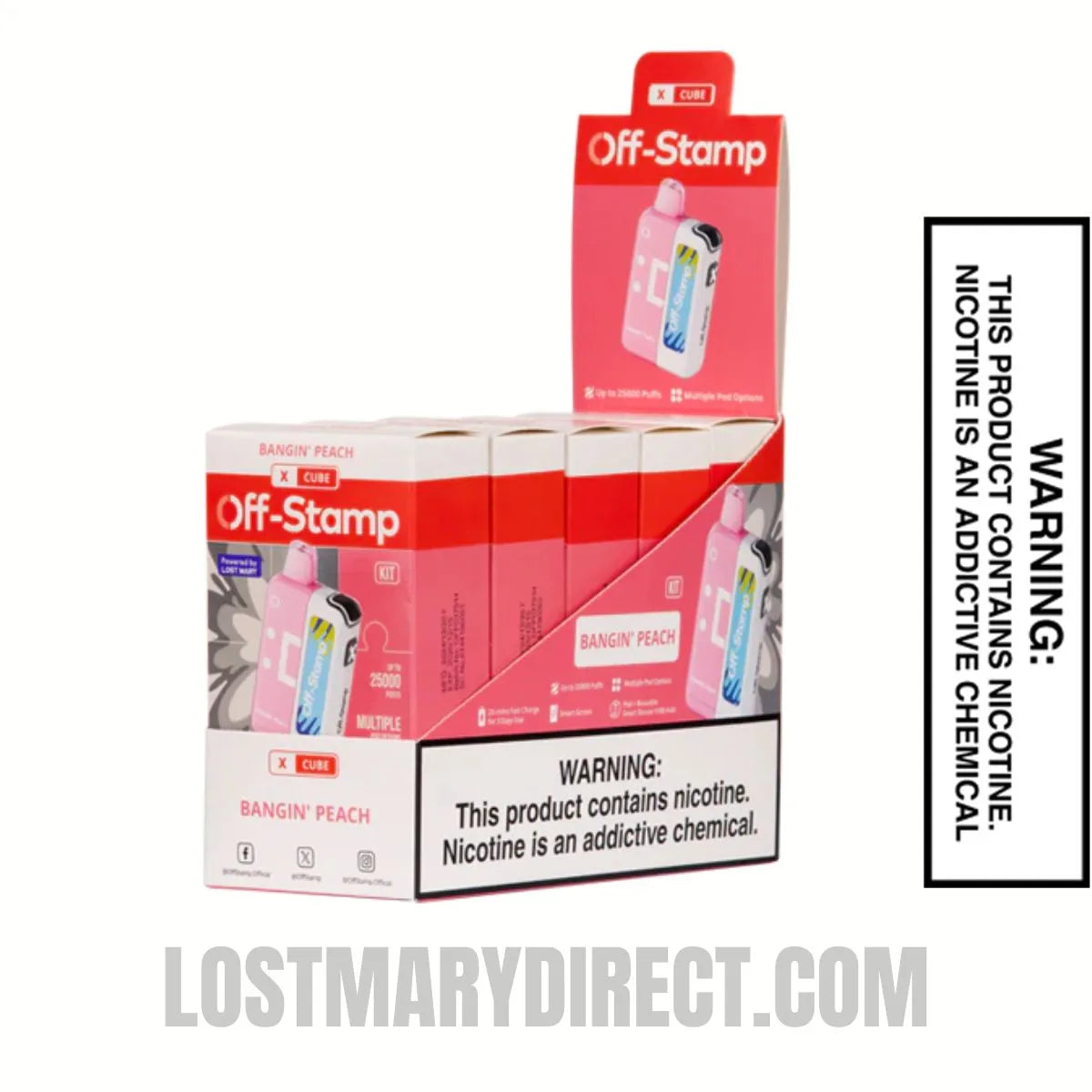 Bangin' Peach Off Stamp X-Cube Kit With bundle Box
