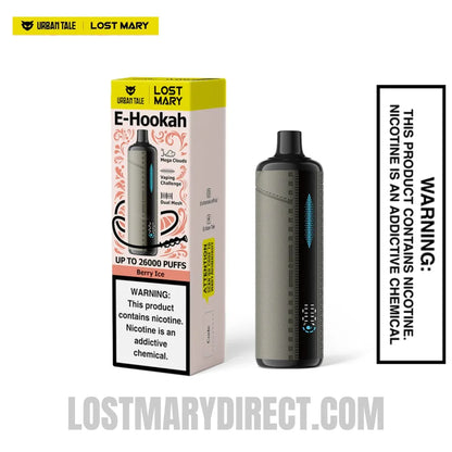 Berry Ice Lost Mary x Urban Tale E-Hookah Disposable Vape with package box