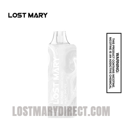 Black Duo Ice Lost Mary MO5000 Disposable Vape