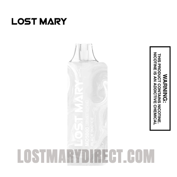 Black Duo Ice Lost Mary MO5000 Disposable Vape Black Duo Ice Lost Mary MO5000 Disposable Vape