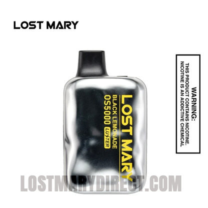 Black Lemonade Lost Mary OS5000 Disposable Vape