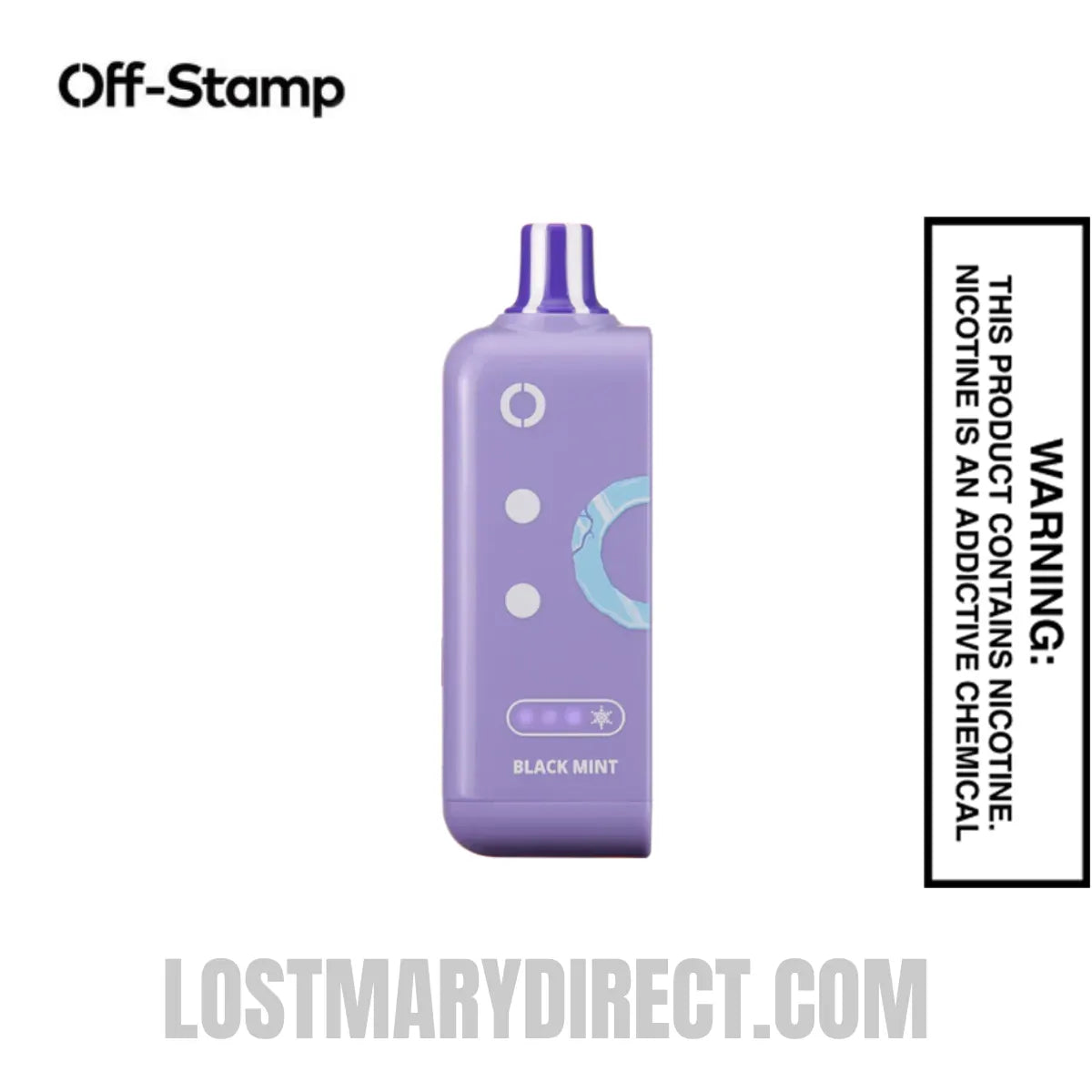 Black Mint Off Stamp Ice Cube 25K Disposable Pod