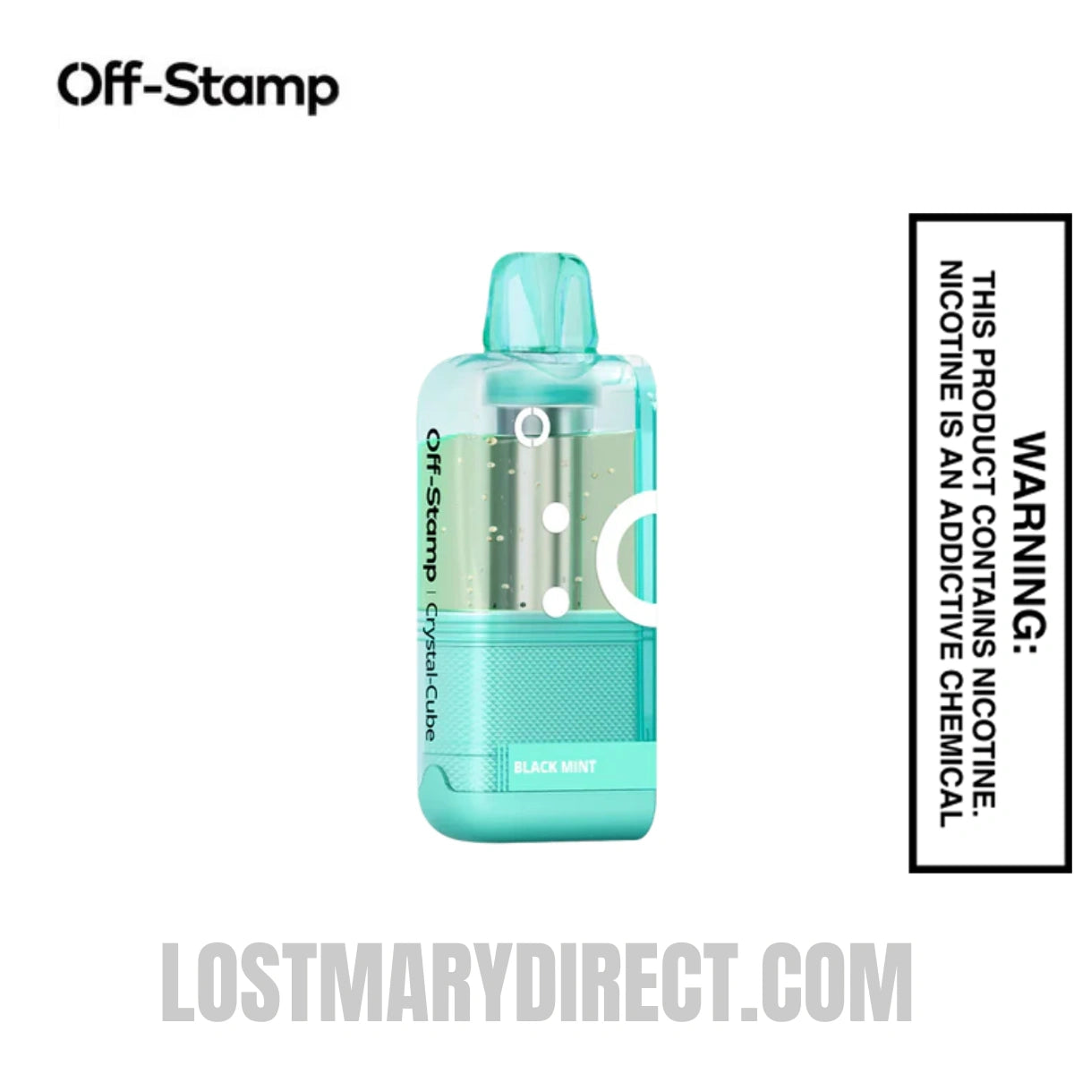 Black Mint Off Stamp X Cube Crystal Cube 35k Vape Pod