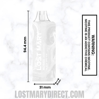 Black Duo Ice Lost Mary MO5000 Disposable Vape Black Duo Ice Lost Mary MO5000 Disposable Vape