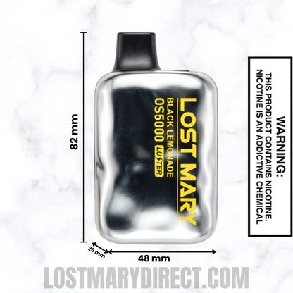Black Lemonade Lost Mary OS5000 Disposable Vape Black Lemonade Lost Mary OS5000 Disposable Vape