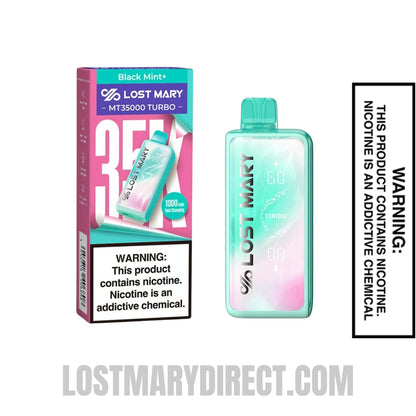 Black Mint Lost Mary MT35000 Turbo Vape Package