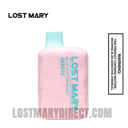 Blue Cotton Candy Lost Mary OS5000 Disposable Vape