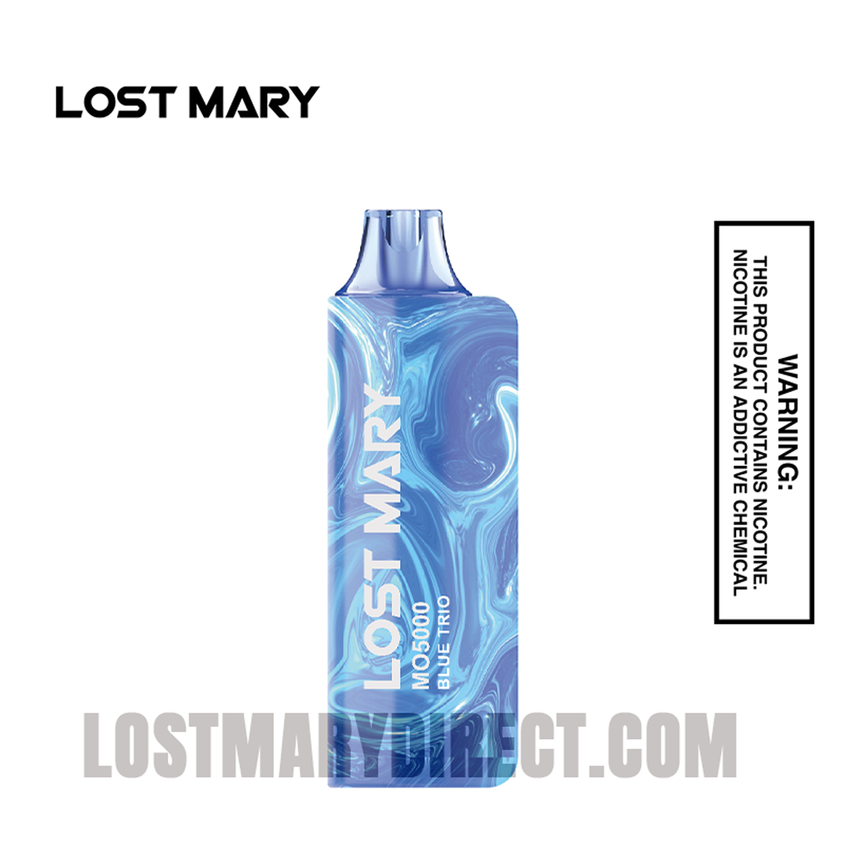 Blue Trio Lost Mary MO5000 Disposable Vape