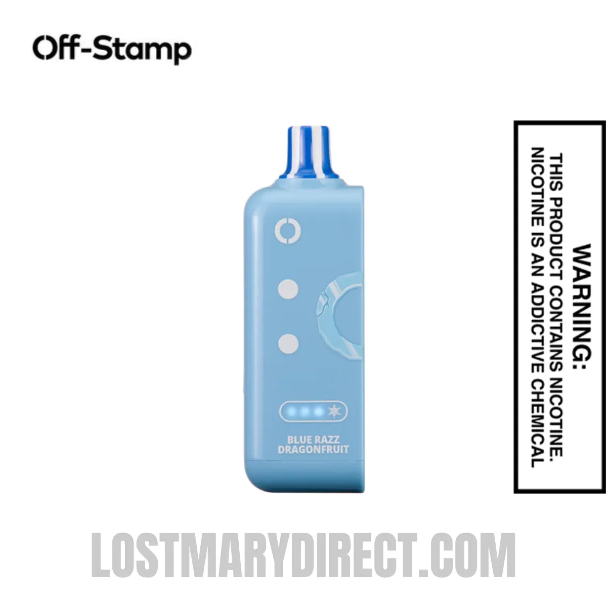 Blue Razz Dragonfruit Off Stamp Ice Cube 25K Disposable Pod