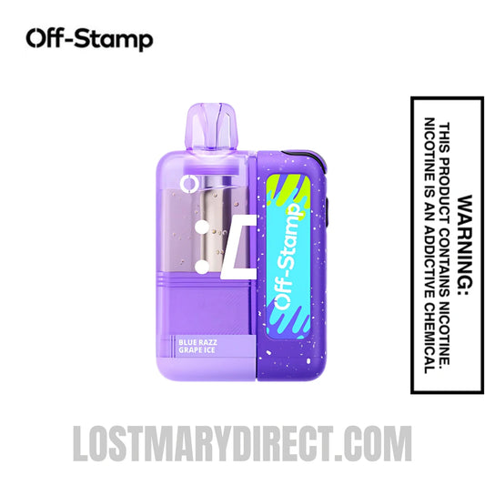 Blue Razz Grape Ice Off Stamp X Cube Crystal Cube 35k Kit