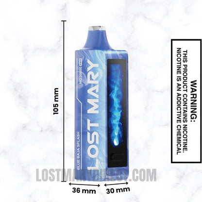 Blue Baja Splash Lost Mary Mo20000 Pro Vape Lost Mary MO20000 Pro Disposable Vape 5%, 20000 Puffs - Blue Baja Splash 2 Australia Near Me Blue Baja Splash Lost Mary Mo20000 Pro Vape Lost Mary MO20000 Pro Disposable Vape 5%, 20000 Puffs - Blue Baja Splash 2 Australia Near Me