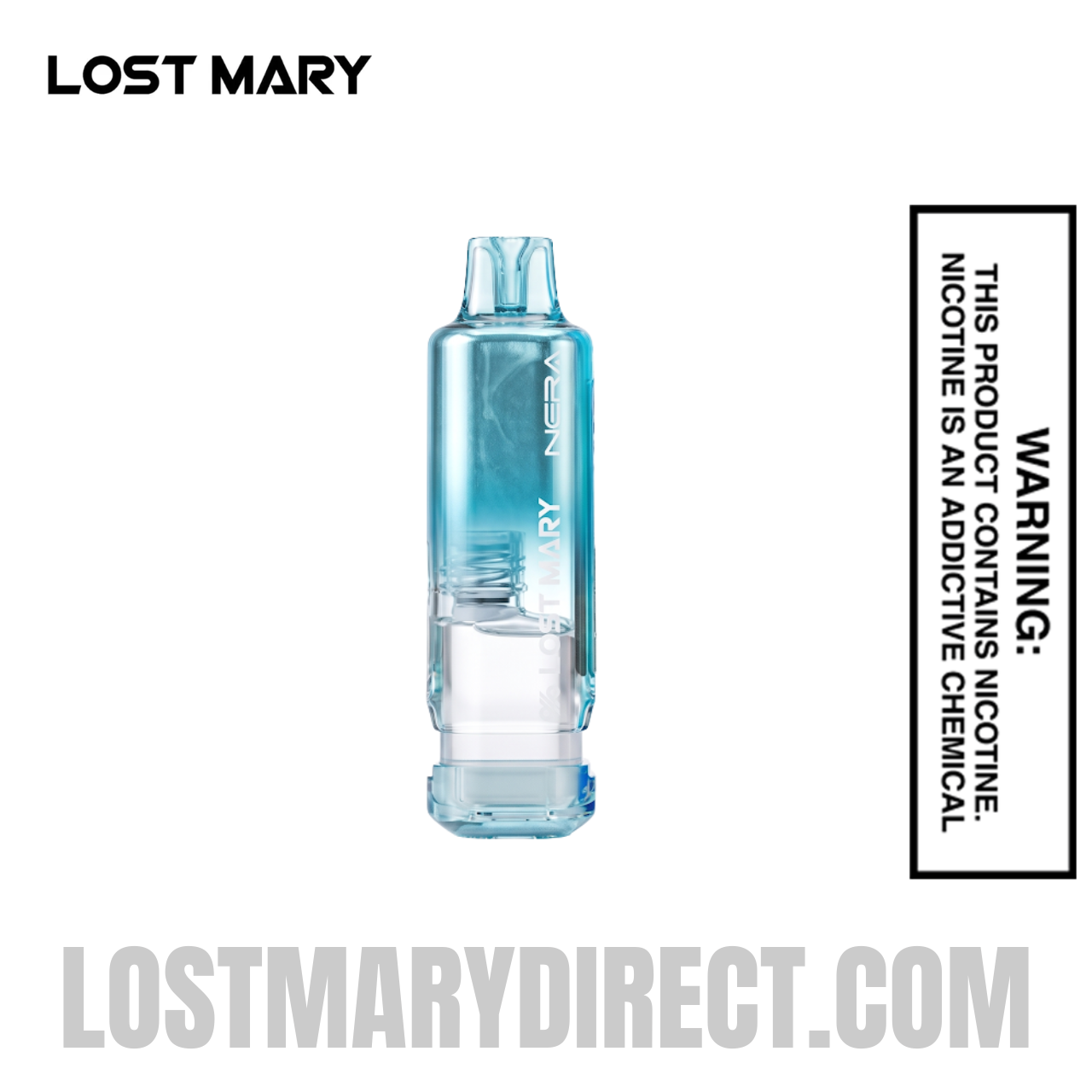 Clear Lost Mary Nera Fullview 70K Disposable Vape Pod 