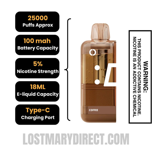 mtl pod kit - vape starter kit Lost Mary MT35000 Turbo Nixodine Disposable (Zero Nicotine) main image 0