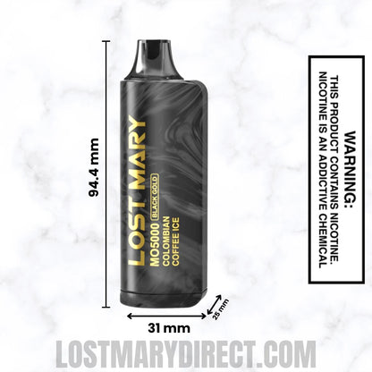 Colombian Coffee Ice Lost Mary MO5000 Disposable Vape Dimension