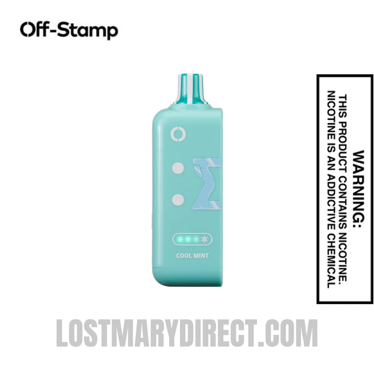 Cool Mint Off Stamp X Crystal Cube 35K Disposable Vape Pod
