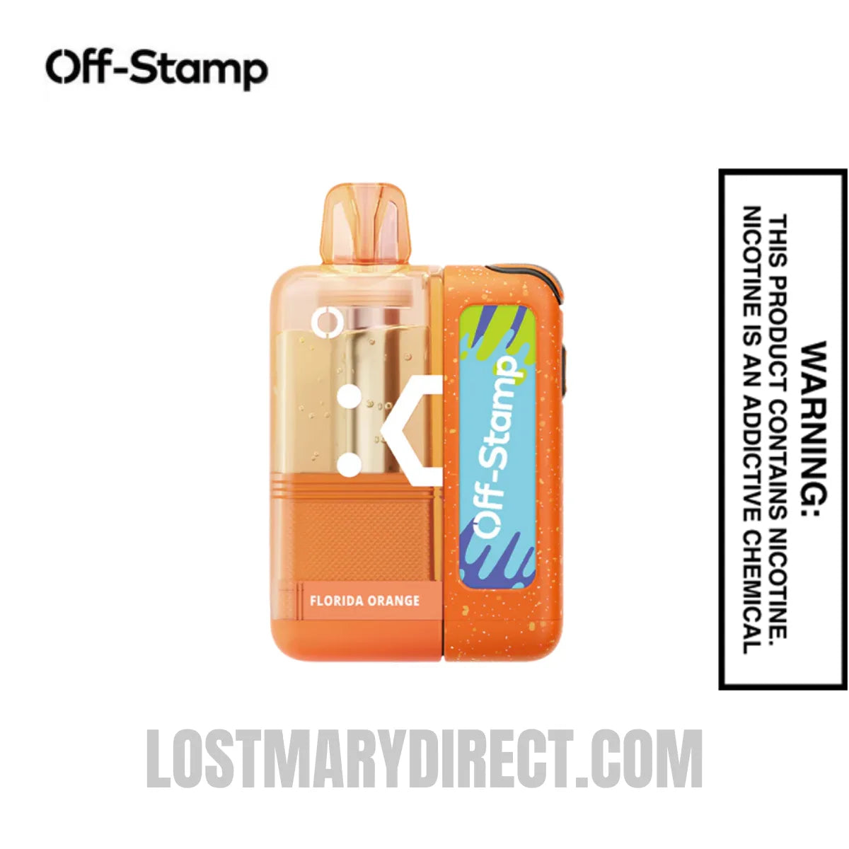 Florida Orange Off Stamp X Crystal Cube 35K Disposable Vape Kit