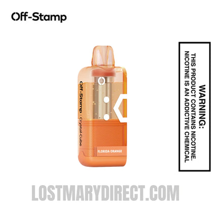 Florida Orange Off Stamp X Cube Crystal Cube 35K Vape Pod