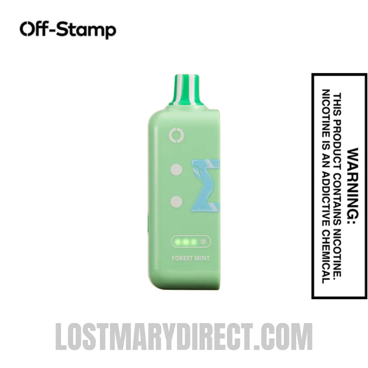 Forest Mint Off Stamp Ice Cube 25K Disposable Pod