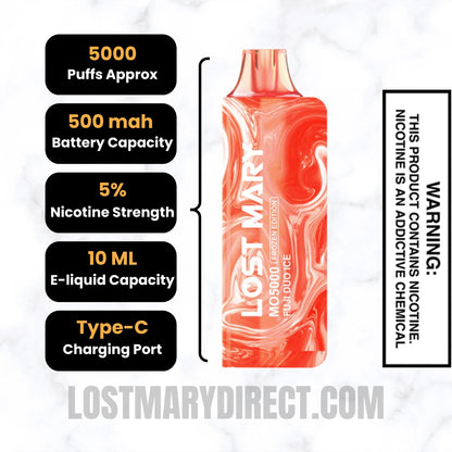 Fuji Duo Ice Lost Mary MO5000 Disposable Vape Fuji Duo Ice Lost Mary MO5000 Disposable Vape