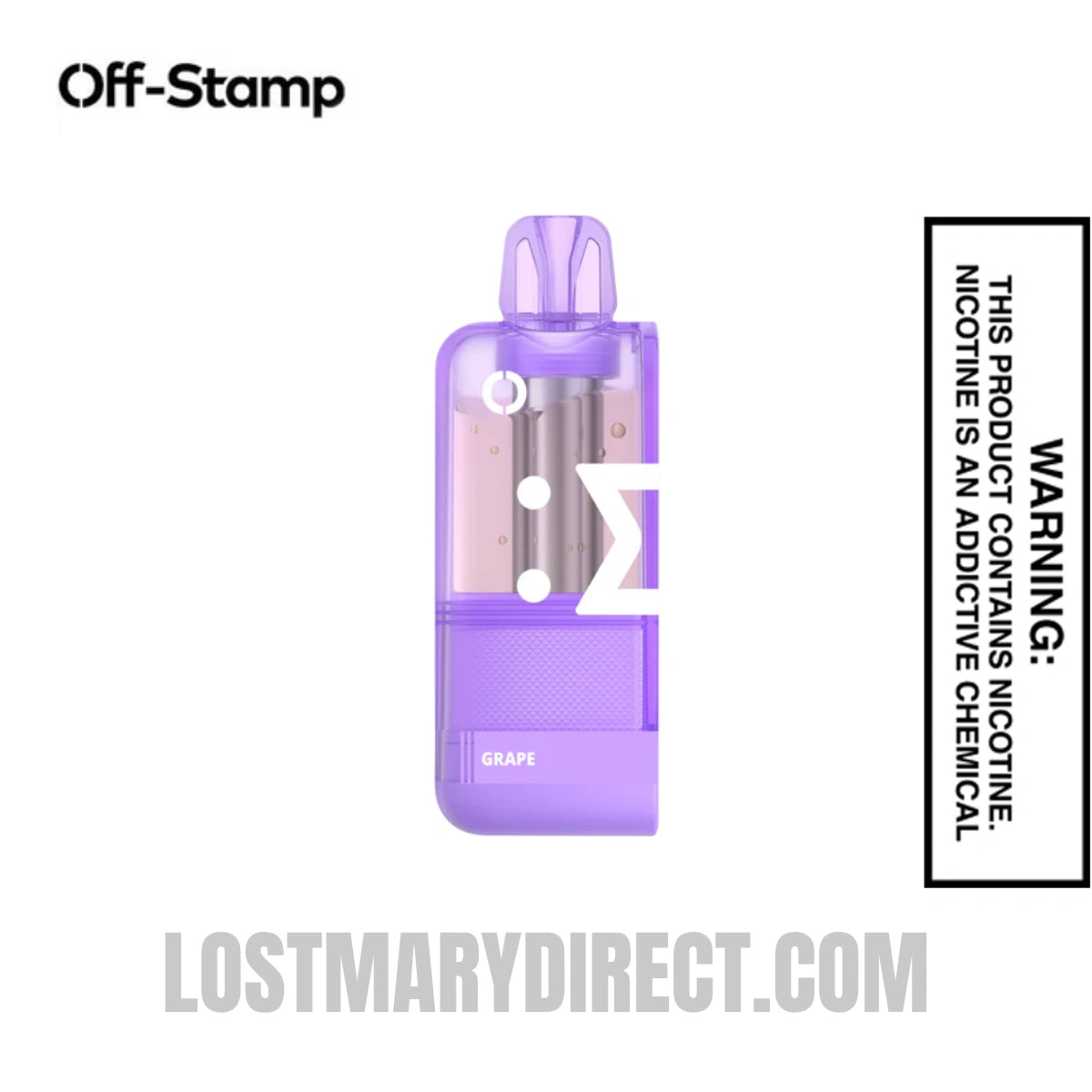 Grape Off Stamp X Crystal Cube 35K Disposable Vape Pod