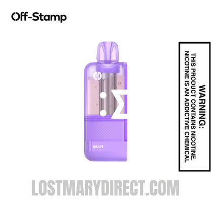 Grape Off Stamp X Crystal Cube 35K Disposable Vape Pod
