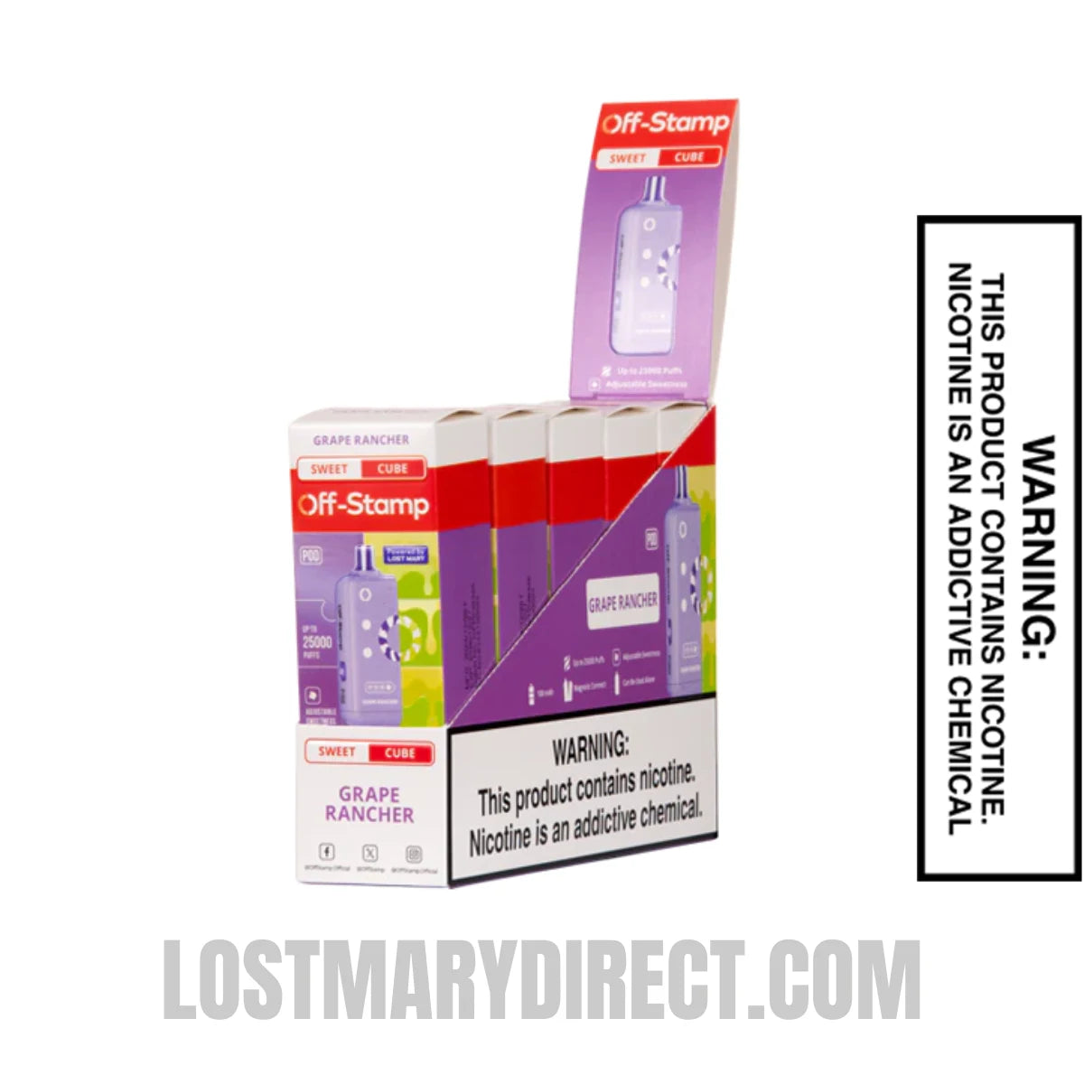 Grape Rancher Off Stamp Sweet X-Cube Pod with bundle pack