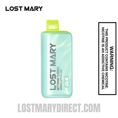Green Apple Lime Lost Mary MT15000 Turbo