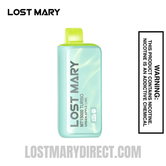 Green Apple Lime Lost Mary MT15000 Turbo