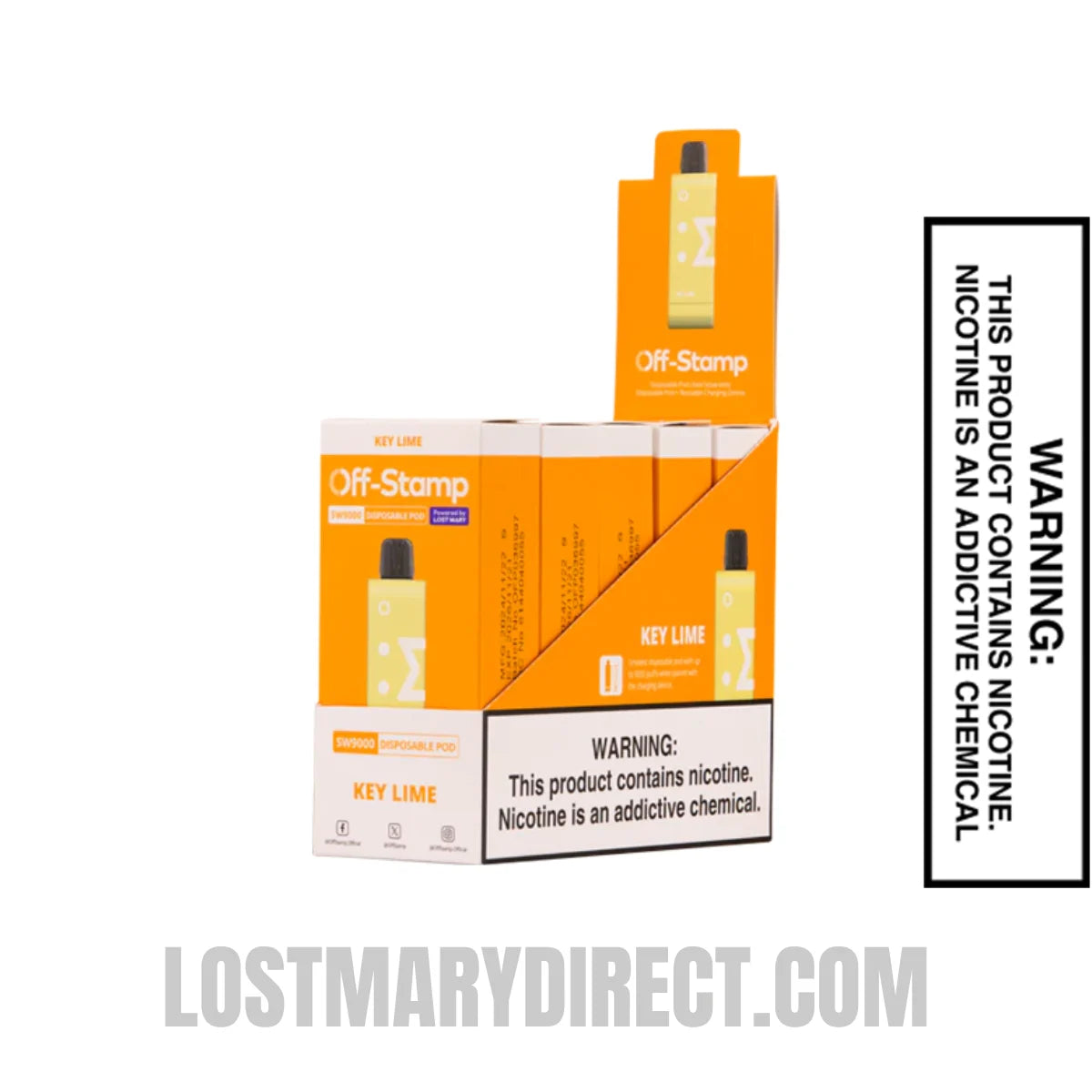 Key Lime Off Stamp SW9000 Disposable Pod With Bundle Pack
