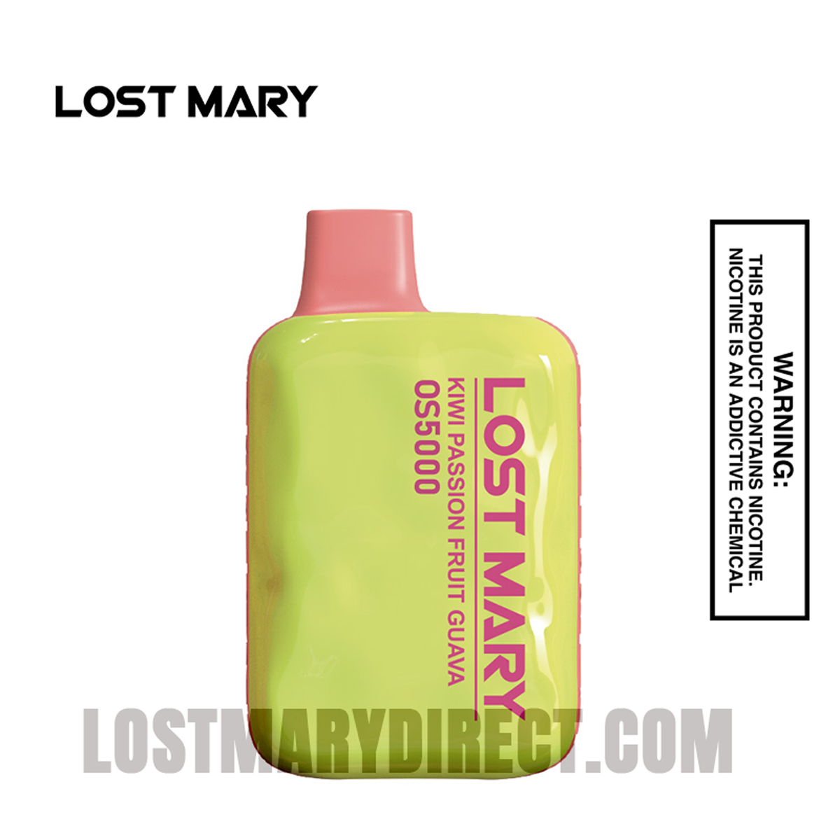 Kiwi Passion Fruit Guava Lost Mary OS5000 Disposable Vape