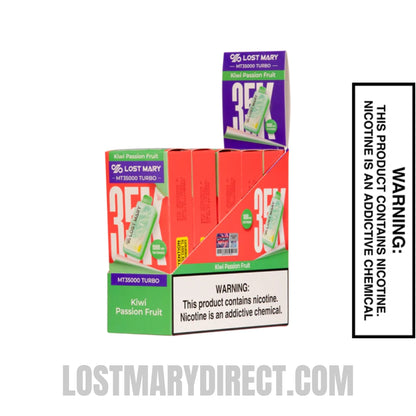 Kiwi Passion Fruit Lost Mary MT35000 Disposable Vape With Bundle Pack