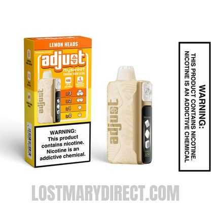 Lemon Heads Adjust MySweet 40K Disposable Vape with Package Box