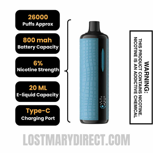 Paan Rose Urban Tale x Lost Mary E-Hookah Disposable Vape Paan Rose Urban Tale x Lost Mary E-Hookah Disposable Vape