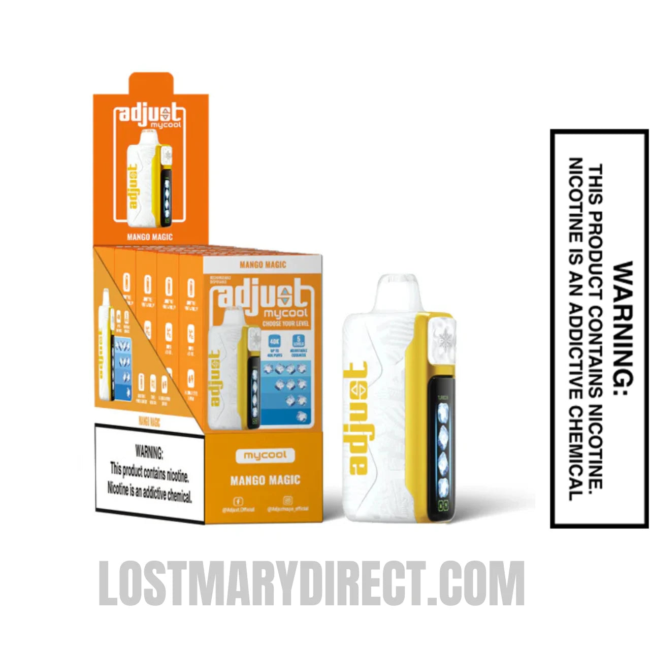 Mango Magic Adjust MyCool 40k Disposable Vape bundle pack