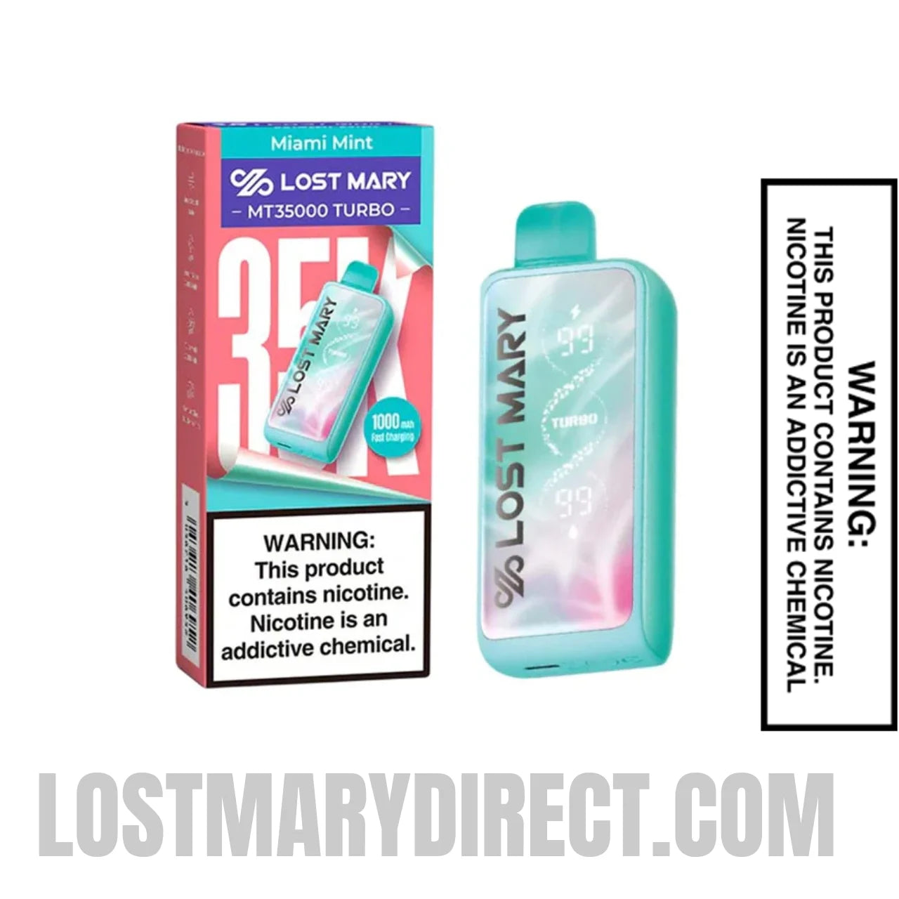 Miami Mint Lost Mary MT35000 Turbo Vape with Bundle