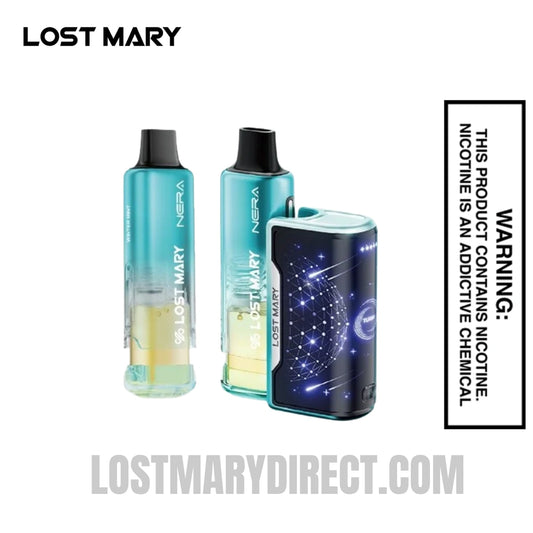 Miami Mint & Winter Mint Lost Mary Nera Fullview 70K Disposable Vape Kit