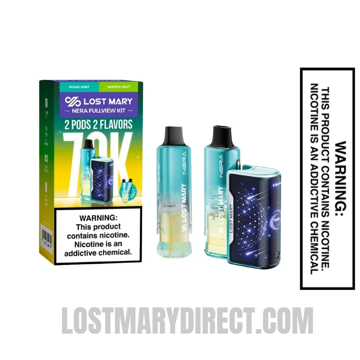 Miami Mint & Winter Mint Lost Mary Nera Fullview 70K Kit Miami Mint & Winter Mint Lost Mary Nera Fullview 70K Kit