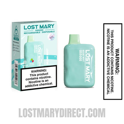 Miami Mint Lost Mary OS5000 Disposable Vape With Package Box