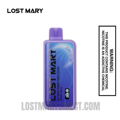 Buy Grape Jelly Lost Mary MT15000 TURBO (Monday) Buy Grape Jelly Lost Mary MT15000 TURBO (Monday)